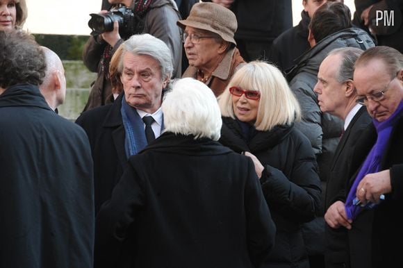 Les obsèques d'Annie Girardot le 4 mars 2011 à Paris.