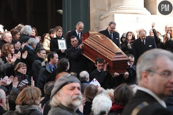 Les obsèques d'Annie Girardot le 4 mars 2011 à Paris.