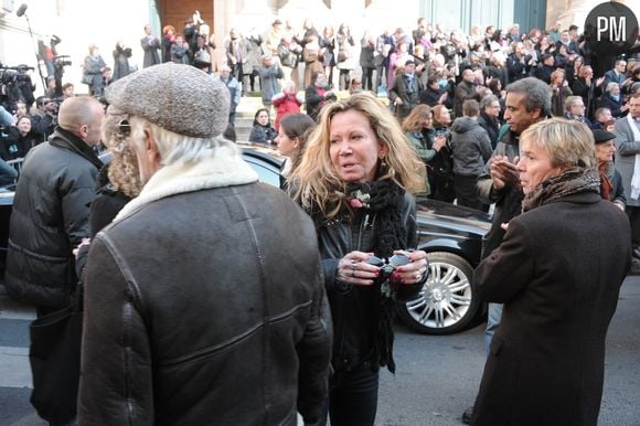 Les obsèques d'Annie Girardot le 4 mars 2011 à Paris.