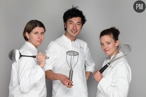 Stéphanie, Pierre-Sang et Fanny dans "Top Chef" 2011