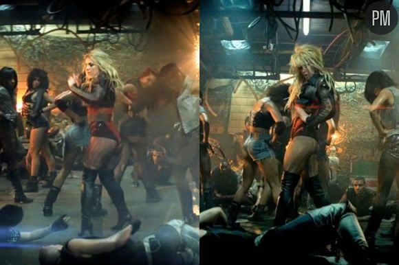 Britney et sa doublure dans le clip de "Till the World Ends"