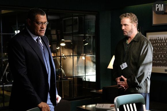 Laurence Fishburne et William Petersen dans "Les Experts"