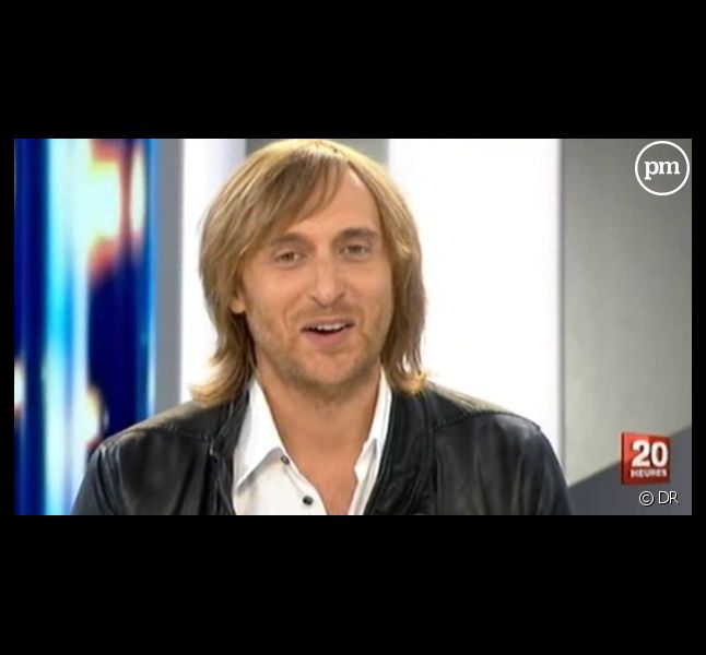 David Guetta invité du "20 Heures" de France 2, le 29 août 2011