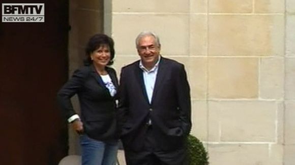 Dominique Strauss-Kahn, de retour à Paris le 4 septembre 2011.