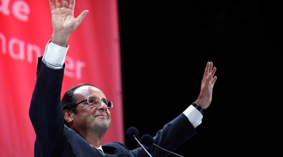 François Hollande, grand favori des sondages à la primaire socialiste.