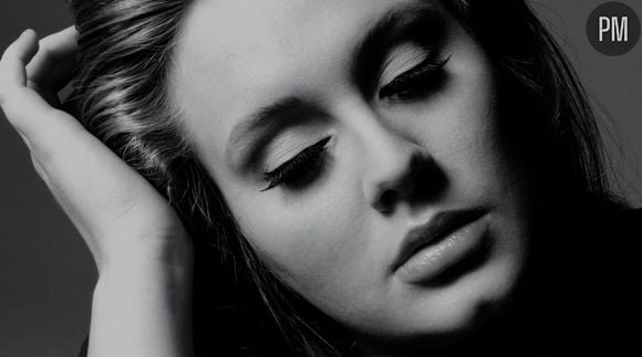 Adele sur la pochette de l'album "21"