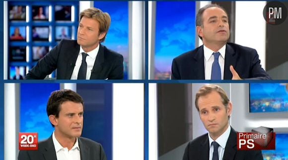 Jean-François Copé au 20 heures de France 2 le 16 octobre 2011.