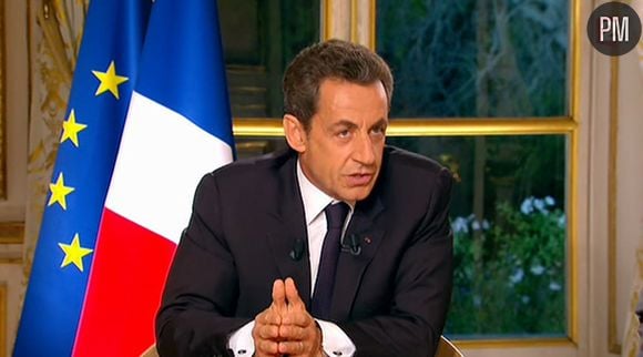 Nicolas Sarkozy, le 27 octobre lors de son intervention télévisée.