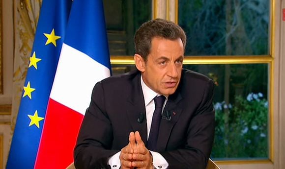 Nicolas Sarkozy, le 27 octobre lors de son intervention télévisée.