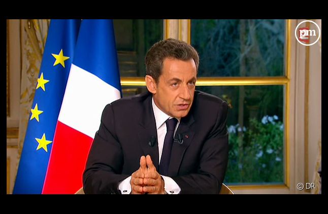 Nicolas Sarkozy, le 27 octobre lors de son intervention télévisée.