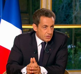 Nicolas Sarkozy, le 27 octobre lors de son intervention...