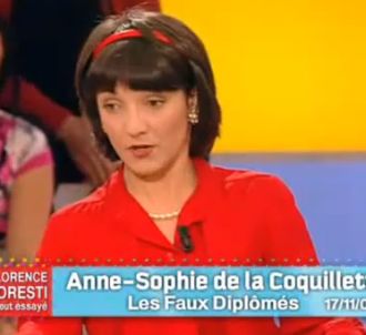 Florence Forestie est 'Anne-Sophie de la Coquillette'...