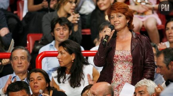 Véronique Genest lors d'un meeting de Nicolas Sarkozy, le 30 avril 2007