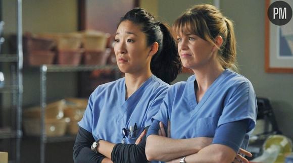 Sandra Oh et Ellen Pompeo dans "Grey's Anatomy"