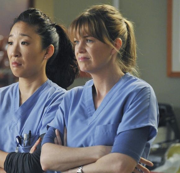 Sandra Oh et Ellen Pompeo dans "Grey's Anatomy"