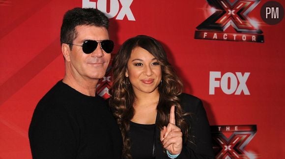 Simon Cowell et Melanie Amaro