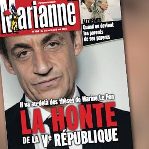 La Une de l'hebdomadaire Marianne.