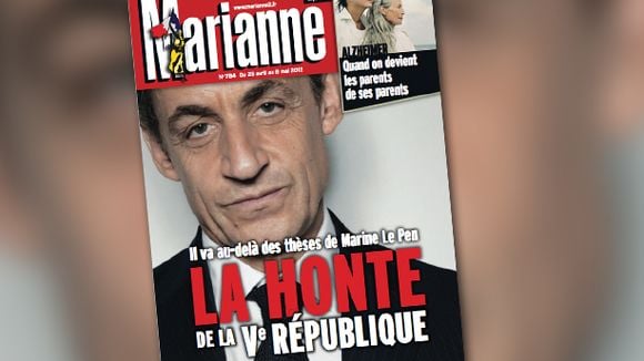 Nicolas Sarkozy est "La Honte de la Vème République" pour Marianne