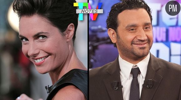 Alessandra Sublet et Cyril Hanouna, élus "Meilleure animatrice et "Meilleur animateur" de la saison des TV Notes 2012.