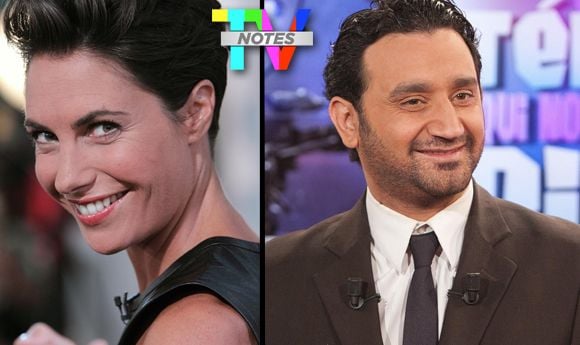 Alessandra Sublet et Cyril Hanouna, élus "Meilleure animatrice et "Meilleur animateur" de la saison des TV Notes 2012.