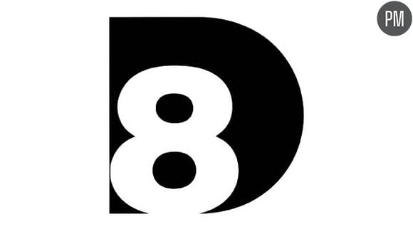 Le logo en deux dimensions de la future chaîne D8.