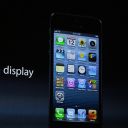 Le nouvel iPhone 5 présenté par Tim Cook, le 12 septembre 2012.