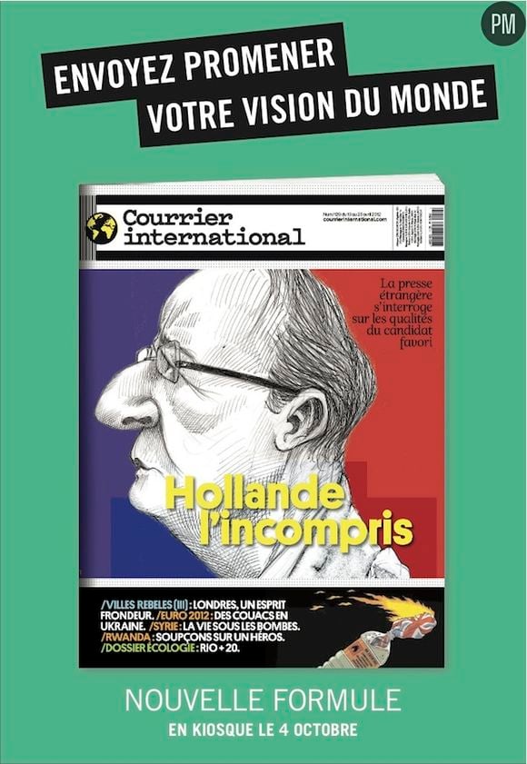 Courrier International en campagne pour sa nouvelle formule