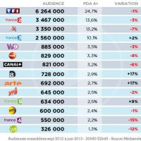 Audiences : le bilan des chaînes en prime time cette saison