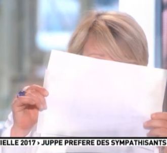 Ariane Massenet en larmes ferme 'La Matinale'.