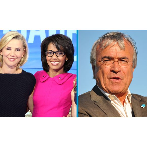 Laurence Ferrari, Audrey Pulvar et Jean-Claude Dassier.
