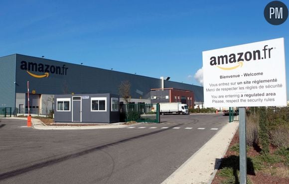 Un site logistique d'Amazon, à Montélimar.