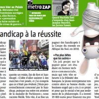 "Les Lapins Crétins" squattent "Metronews" aux mauvais endroits