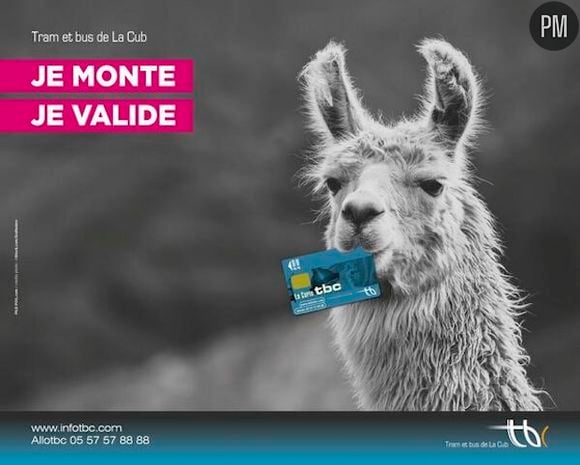 Serge le Lama fait la pub pour le tramway !