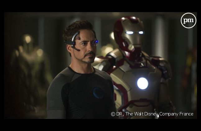 <span>Robert Downey Jr., star de "Iron Man 3"</span>