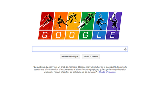 JO de Sotchi : Google défend les droits des homosexuels sur sa page d'accueil