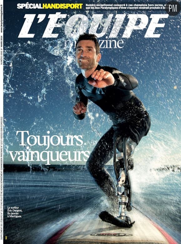 La couverture de "L'Equipe magazine" en braille