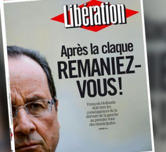 La Une du quotidien 'Libération' qui appelle à un...