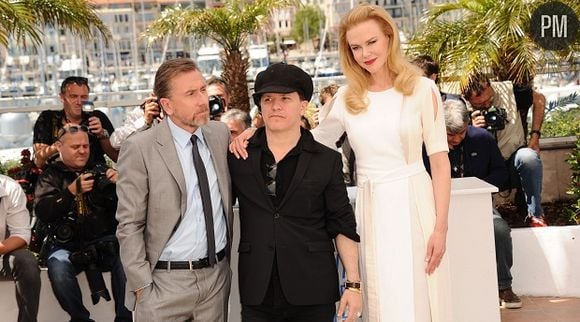 L'équipe de "Grace de Monaco" aujourd'hui à Cannes : Tim Roth, Olivier Dahan et Nicole Kidman