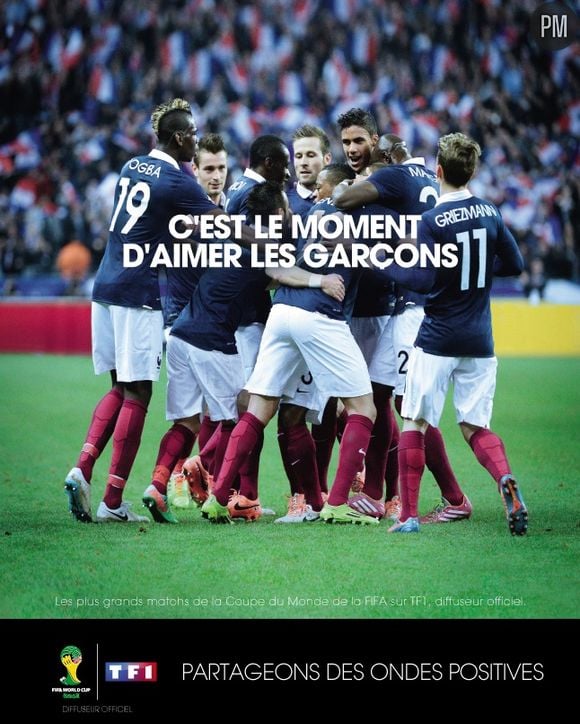 TF1 fait des pubs sur le Mondial