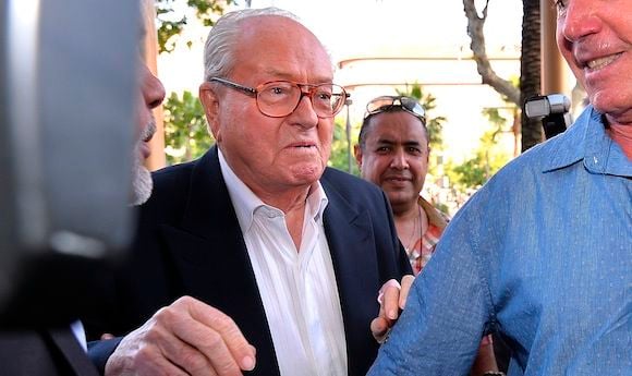 Hier soir, Jean-Marie Le Pen était en déplamcement à Nice