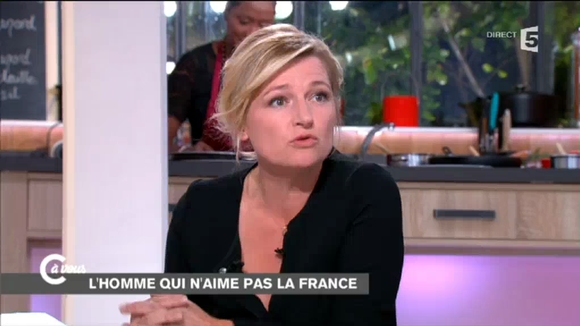 Anne-Elisabeth Lemoine dans "C à vous" sur France 3.