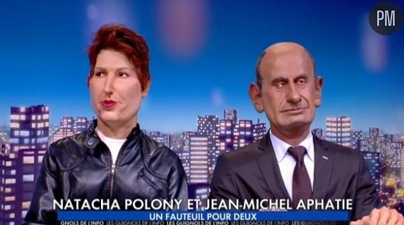 Natacha Polony dans "Les Guignols de l'info" sur Canal+ (Capture)