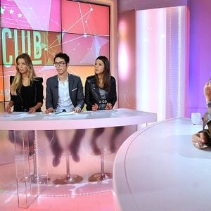 Les trois jeunes contributeurs de "Talk Club" : Vanille Boyer, Johan Weisz et Annabelle Baudin