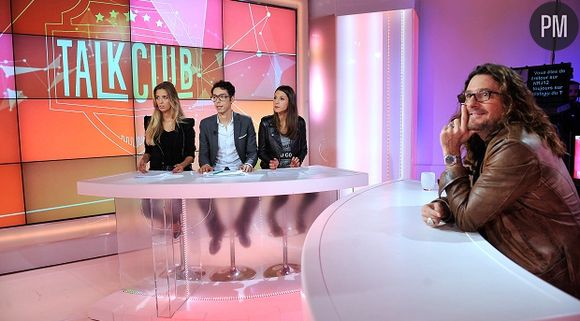 Les trois jeunes contributeurs de "Talk Club" : Vanille Boyer, Johan Weisz et Annabelle Baudin