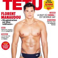 Florent Manaudou en maillot à la Une du magazine gay "Têtu"