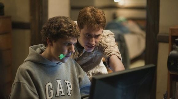 Jesse Eisenberg incarne Mark Zuckerberg dans "The Social Network".