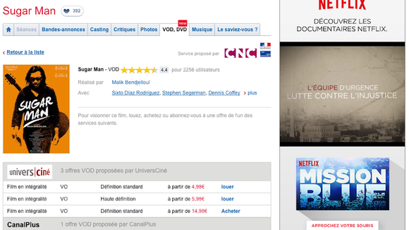 Le CNC simplifie les recherches des films en VOD