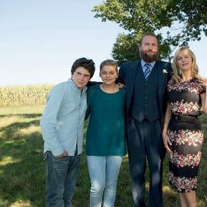 François Damiens, Karin Viard, Louane Emera et Luca Gelberg dans "La Famille Bélier"