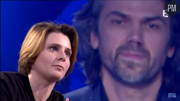 Aymeric Caron et Caroline Fourest, en 2014.