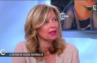 Valérie Trierweiler, interrogée dans "C à vous" sur France 5.